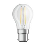 Osram Retrofit Classic LED B22d P45 Sferica Filamento Chiara 4W 470lm - 827 Bianco Molto Caldo | Sostitutiva 40W