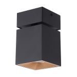 D'Lite Luce da soffitto Kubo Aluminium Nero | IP20 - Adatto per 1x GU10