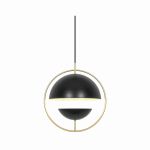 Nordlux Tavia Luce Pendente Metallo Nero | Adatto per E27