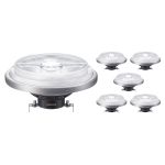 Confezione Multipack 6x Philips MASTER LED Faretti G53 AR111 10.8W 600lm 9D - 927 Bianco Molto Caldo | Miglior resa cromatica - Dimmerabile - Sostitutiva 50W