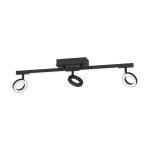 Eglo Luce da soffitto Cardillio 2 Aluminium Acciaio Nero 3.2W 400lm - 830 Luce Calda -  | IP20 