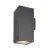 SLV Enola Up/Down Luce Da Parete Aluminium Grigio Piazza 55W 6000lm - 930-940 CCT | Esterni - IP65 - Miglior Resa Cromatica