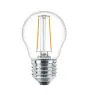 Philips Corepro LED Lustre E27 Sferica Filamento Chiara 2W 250lm - 827 Bianco Molto Caldo | Sostitutiva 25W