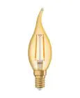 Ledvance Vintage 1906 LED E14 Candela Oro 1.5W 120lm - 824 Bianco Molto Caldo | Sostitua 15W
