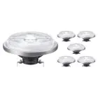 Confezione Multipack 6x Philips MASTER LED Faretti G53 AR111 14.8W 875lm 45D - 930 Luce Calda | Miglior resa cromatica - Dimmerabile - Sostitutiva 75W
