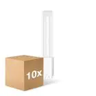 Confezione Multipack 10x Ledvance Dulux-L LED 8W - 840 Bianco Freddo | 4-Pin - Sostitutiva 18W