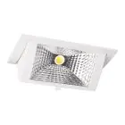 Downlight LED Wallwasher Wally Medio Bianca 27W 3850lm 78x100D - 840 Bianco Freddo - 238x145mm