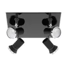 Eglo Luce da soffitto Tamara 1 Acciaio Nero Cromo 4x2.8W 4x250lm - 830 Luce Calda -  | IP44 - Incl. 4x GU10