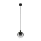 Eglo Luce Pendente Oilella Acciaio Nero Oro | IP20 - Adatto per 1x E27 