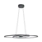 Eglo Luce Pendente Gianella Acciaio Nero 38W 4400lm - 830 Luce Calda -  | Dimmerabile