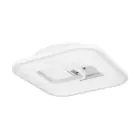 Eglo Parete e Luce da soffitto Tiriolo Acciaio Bianca Argento 16.2W 2100lm - 840 Bianco Freddo | IP20 